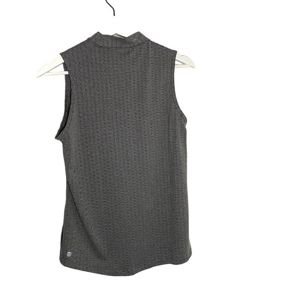 Adidas Essentials Mockneck Sleeveless Golf Top Sportswear Outdoor Workout Size S - Picture 2 of 6